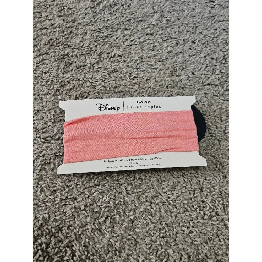 Disney Little Sleepies Minnie Mouse Pink Coral Knotted Headband NWT
